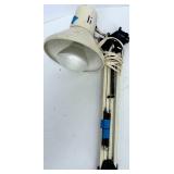 Vintage Sylvania R-34 Reflector Flood Lamp with 6 Bulbs and Clamp Arm