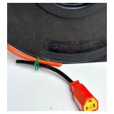 Assorted Shop Clamp Lamps, Work Lights, Drop Lights, Cords, and Reel