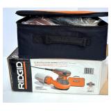 Bench Grinder, Sanders, and Sanding Accessories Lot - Craftsman, Ridgid, Porter-Cable