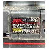 Bench Grinder, Sanders, and Sanding Accessories Lot - Craftsman, Ridgid, Porter-Cable