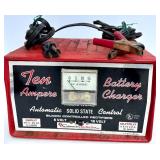 Group of 3 Vintage Battery Chargers Schumacher and Sears with Clamps