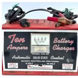 Group of 3 Vintage Battery Chargers Schumacher and Sears with Clamps