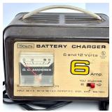 Group of 3 Vintage Battery Chargers Schumacher and Sears with Clamps