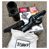 Toro Super Blower Vac Model 51582 Bundle with Melnor Sprinkler and Garden Tools