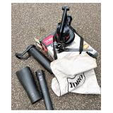 Toro Super Blower Vac Model 51582 Bundle with Melnor Sprinkler and Garden Tools