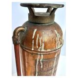Vintage Reliance Copper Fire Extinguisher by WS Nott Company