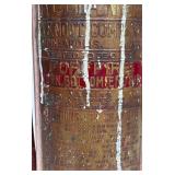 Vintage Reliance Copper Fire Extinguisher by WS Nott Company