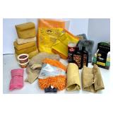 Large Lot of Car Seat Covers, Cleaning Supplies, and Detailing Kits