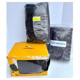 Large Lot of Car Seat Covers, Cleaning Supplies, and Detailing Kits