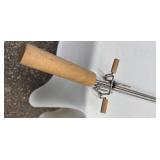 BBQ Accessory Set: Vermont Castings Tool Kit, Vintage Utensils, Charcoal Lighter, Grill Racks