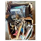 Large Lot of Vintage and Modern Hand Tools, Power Tools, and Hardware Boxes