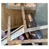 Large Mixed Lot of Hand Tools, Toolboxes, Brushes, and Hardware