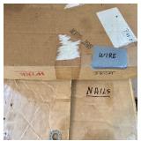 Workshop and Storage Lot with Vintage Wood Crates, Toolboxes, Hand Tools, and Accessories