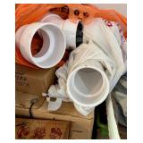 Workshop and Storage Lot with Vintage Wood Crates, Toolboxes, Hand Tools, and Accessories