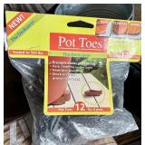 Mixed Lot of Garden Planters, Decorative Pots, and Planting Accessories