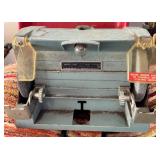 Large Mixed Lot: Vintage Sears Wagon, Hand Tools, Drafting Tools, Grinder, and Shop Items