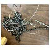 Large Mixed Lot: Vintage Sears Wagon, Hand Tools, Drafting Tools, Grinder, and Shop Items