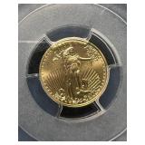 2015 AMERICAN GOLD EAGLE 1/10TH OZ PCGS MS69 NARROW REEDS