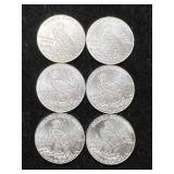 .6 TROY OZ TOTAL .999 FINE SILVER FRACTIONAL ROUNDS
