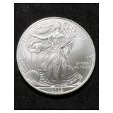 2009 AMERICAN SILVER EAGLE 1 TROY OZ .999 FINE SILVER