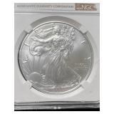 2021 AMERICAN SILVER EAGLE NGC MS70