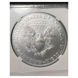 2021 AMERICAN SILVER EAGLE NGC MS70