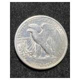1945-D US WALKING LIBERTY HALF DOLLAR