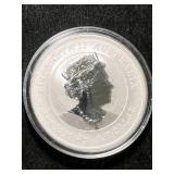 2022 AUSTRALIAN TIGER 1 TROY OZ .9999 FINE SILVER IN AIRTITE