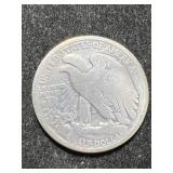1918-D US WALKING LIBERTY HALF DOLLAR