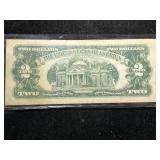 1963 US RED SEAL $2 BILL