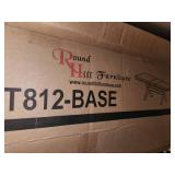 Raven Wood Dining Set table and 7 chairs