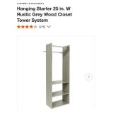 Grey closet kits