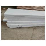 9 white 7 1/2" door casement boards