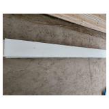 9 white 7 1/2" door casement boards