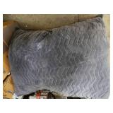 Grey crash pillow