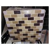 Multi brown glass mosiac tile