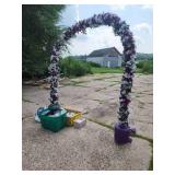 Wedding arch and decor