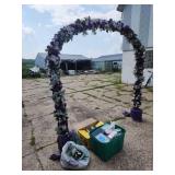Wedding arch and decor