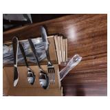4 sets stainless steel silverware