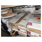 white floating shelves