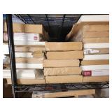 white floating shelves