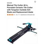 Vevor 4ft tile cutter