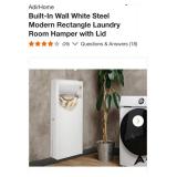 Inwall laundry hamper