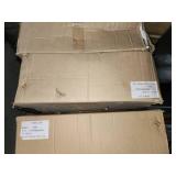 3 matching white vessel sinks