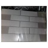 Retro brick bianco matte mosiac tile