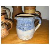 Set of 5 Handmade Studio Pottery Jugs and Mugs