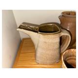 Set of 5 Handmade Studio Pottery Jugs and Mugs