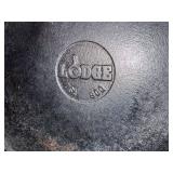 Lot of 4 Lodge Cast Iron Skillets and Griddles Various Sizes