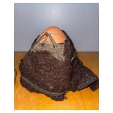 Pair of Unique Artisan Sculptures, Mixed-Media and Clay, Signed 1971