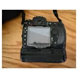 Nikon D300 DSLR Camera Body with Vertical Battery Grip and Carrying Bag